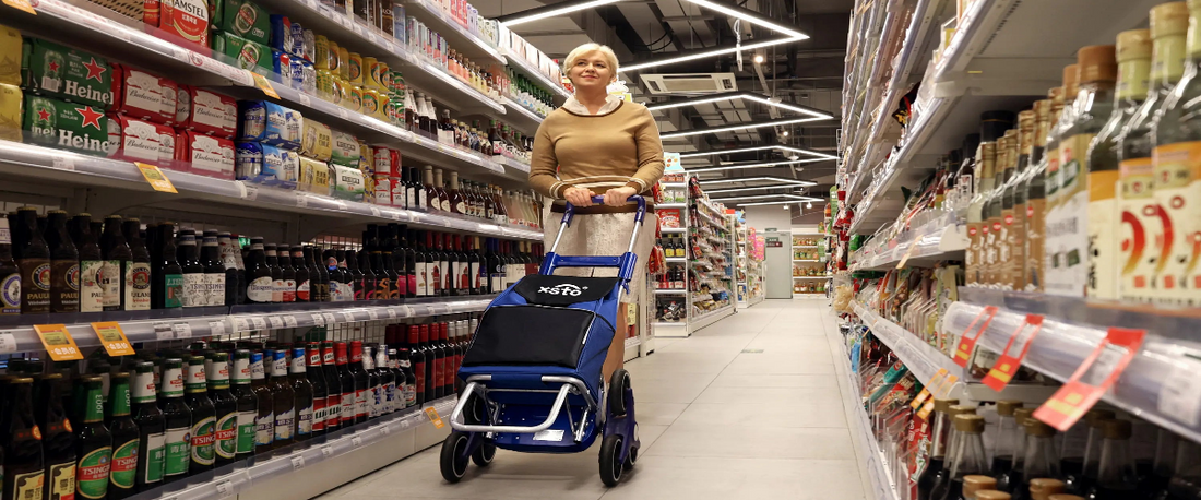 How to Move Black Friday Purchases Upstairs with Stair Cart