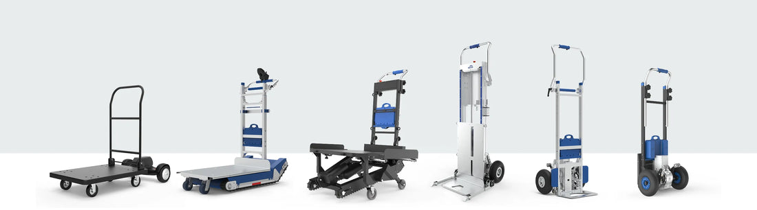 XSTO powered stair climbing dolly collection