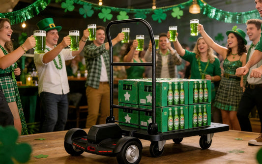 St. Patrick’s Day 2026: Move Kegs Solo with XSTO Powered Stair Dolly