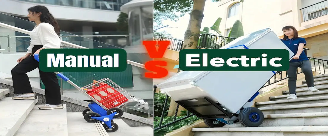 Difference Between Manual and Electrical Stair-Climbing Dolly