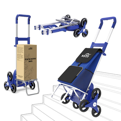 66lbs-XSTO ZW030 Robby Stair Climbing Shopping Cart
