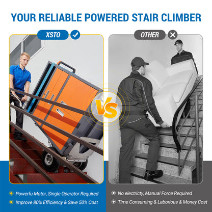 463 lbs Motorized Stair Climbing Hand Truck With Edge Brake ZW7210GC